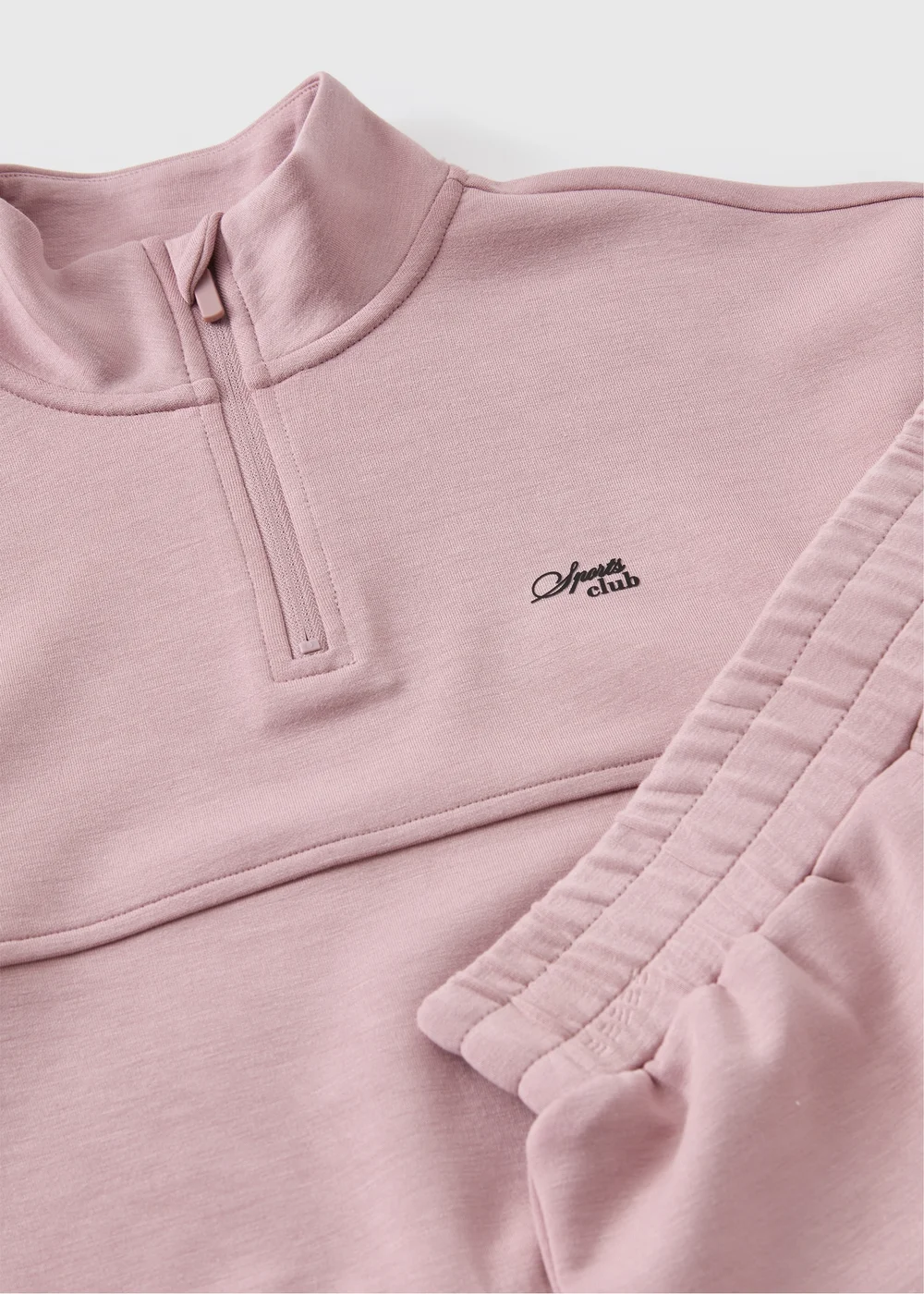 Girls Pink Sports Funnel Neck Top & Jogging Bottoms Set (7-15yrs) - 15 Yrs Image 2