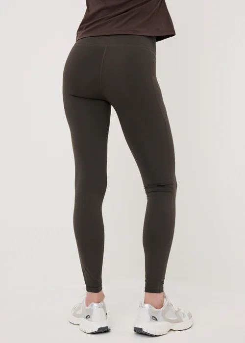 Souluxe Brown Long Length Gym Leggings - 6 Image 3