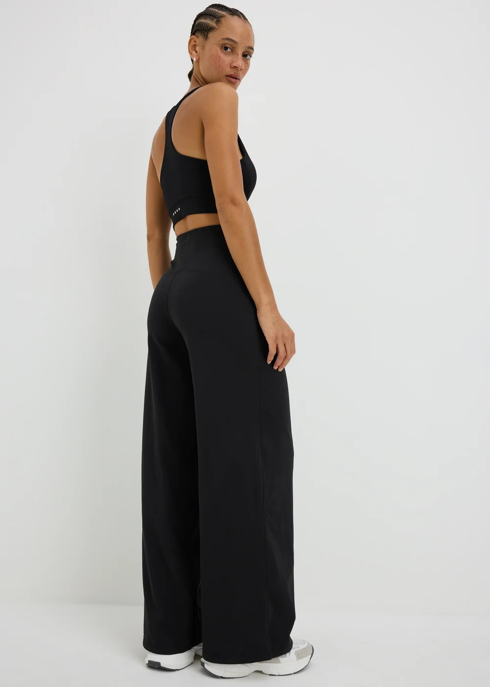 Souluxe Black Wide Leg Gym Leggings - 8 Image 2