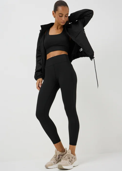 Souluxe Black 7/8 Gym Leggings - 6 Image 1