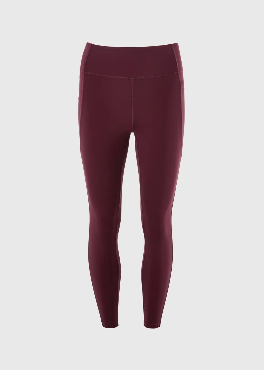 Souluxe Burgundy 7/8 Gym Leggings - 10 Image 4