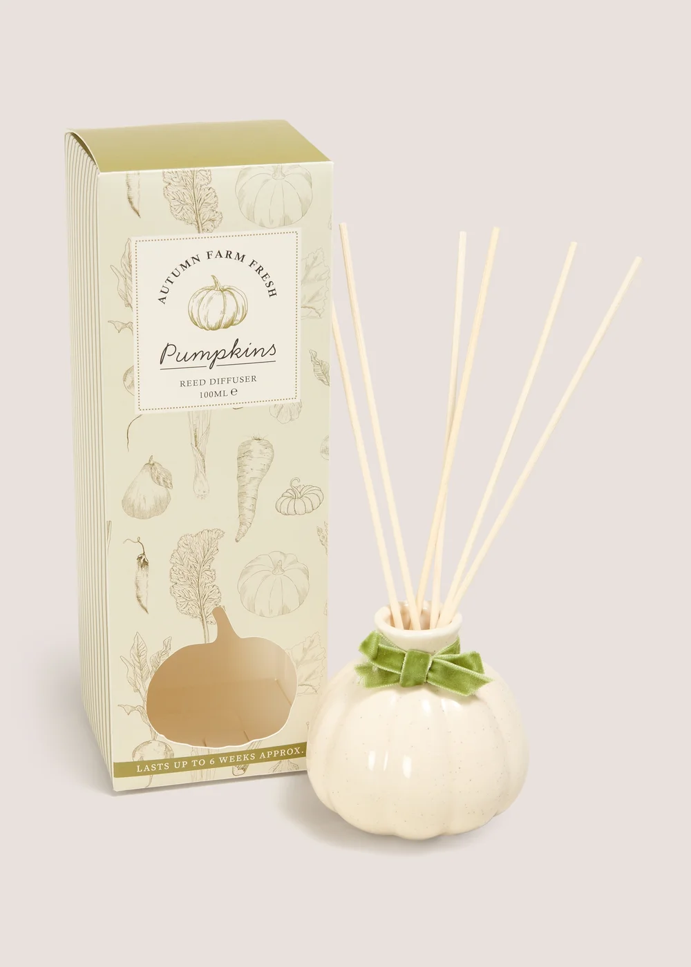 Cream Speckled Pumpkin 100ml Diffuser Image 1