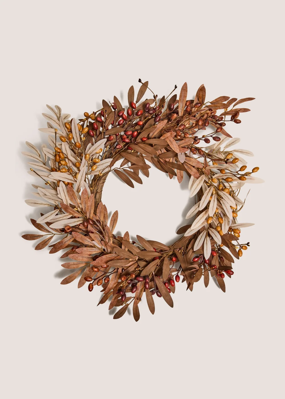 Brown Acorn Wreath Image 1