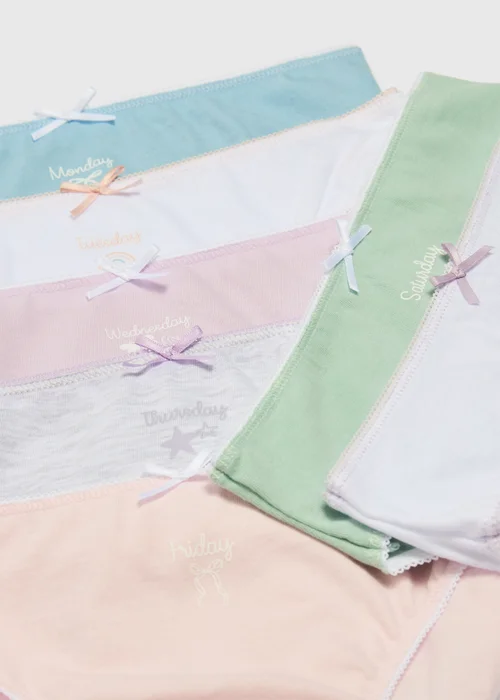 5 Pack Girls Multicolour Knickers (1.5-13yrs) - 1.5 - 2 Yrs Image 2