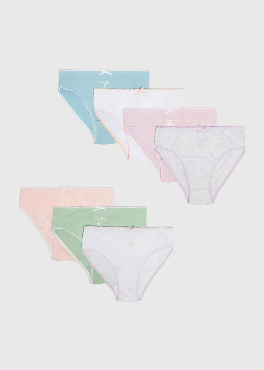 5 Pack Girls Multicolour Knickers (1.5-13yrs) - 1.5 - 2 Yrs Image 1