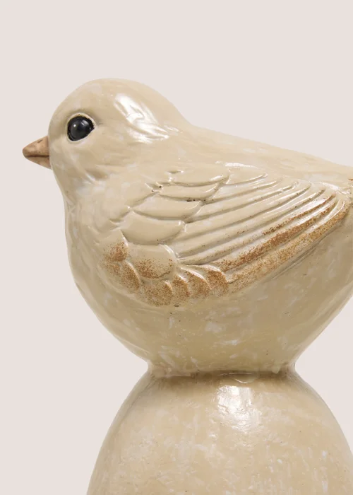 Beige Bird Ornament Image 2