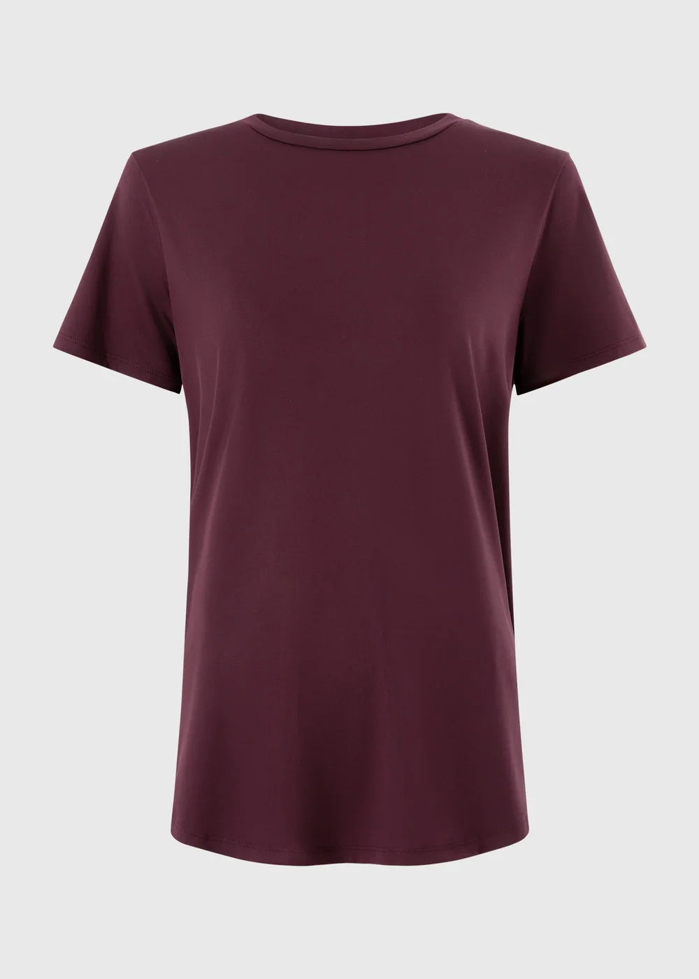 Burgundy Longline T-Shirt - S Image 3