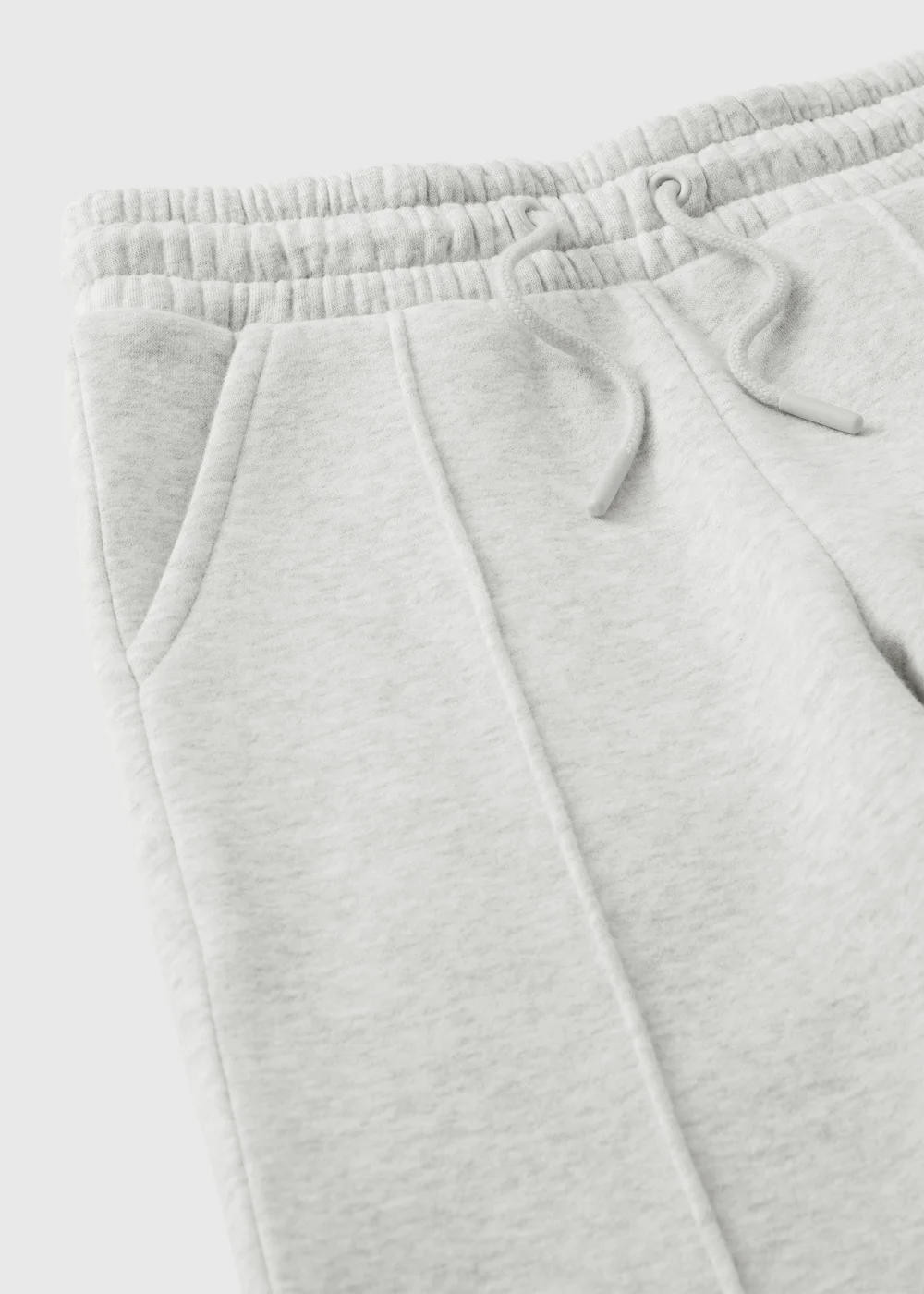 Girls Grey Wide Leg Jogging Bottoms (7-15yrs) - 7 Yrs Image 2