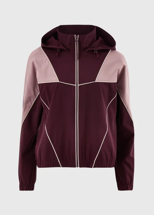 Souluxe Burgundy Piped Running Jacket - M Image 4