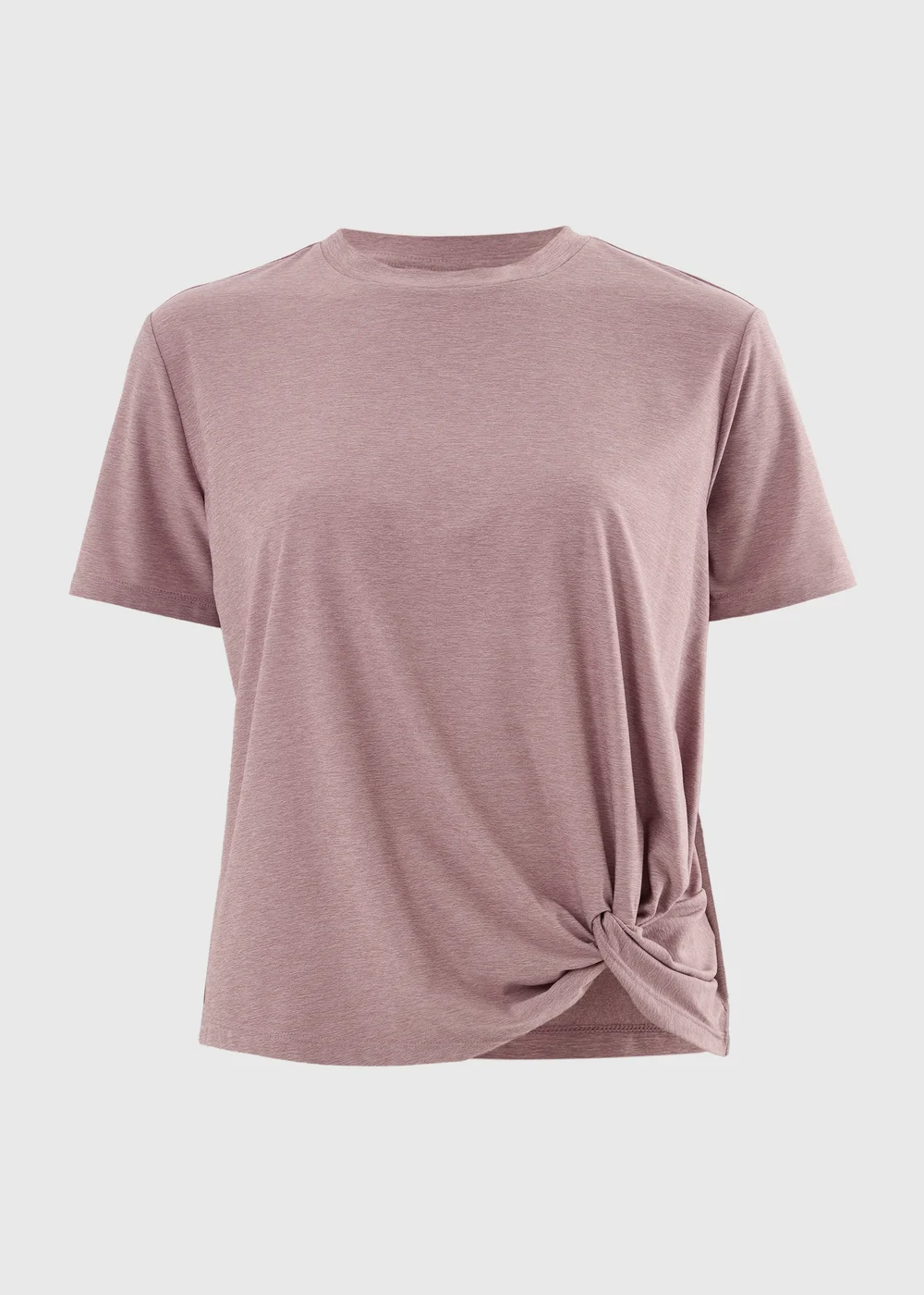 Souluxe Mauve Twist Knot Sports T-Shirt - XL Image 3