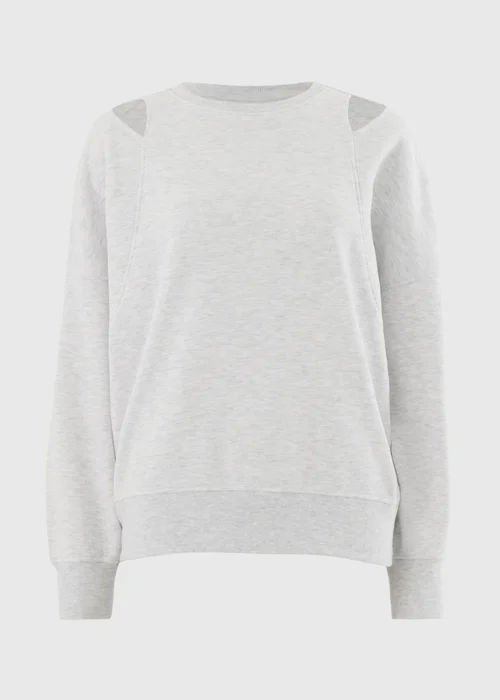 Souluxe Grey Cut Out Sweatshirt - M Image 4