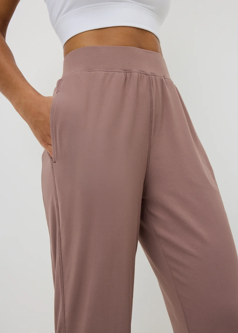 Souluxe Mushroom Cuffed Yoga Jogging Bottoms - XS Image 1