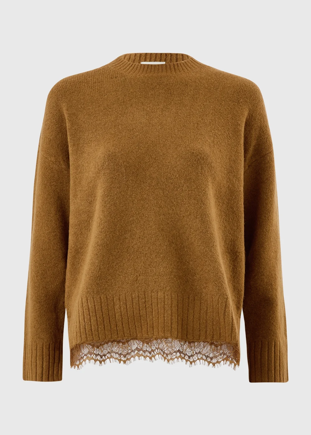 Ginger Lace Hem Knitted Jumper - XS Image 5