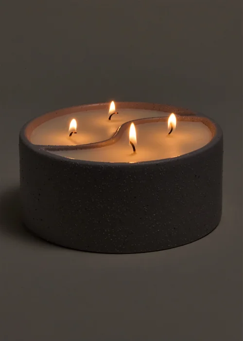 Breathe Grey Segmented Candle Image 1