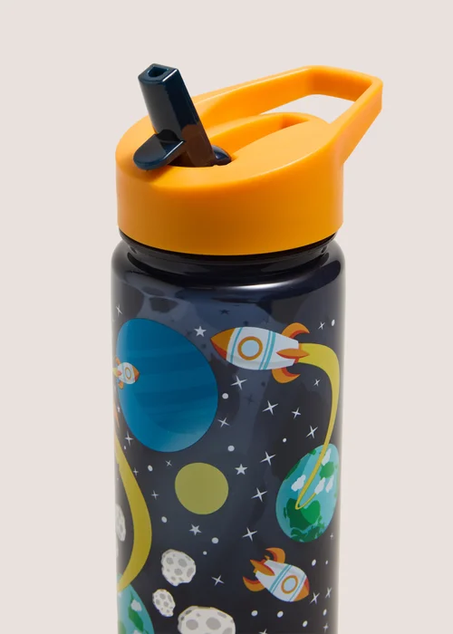Navy Space Water Bottle Image 2