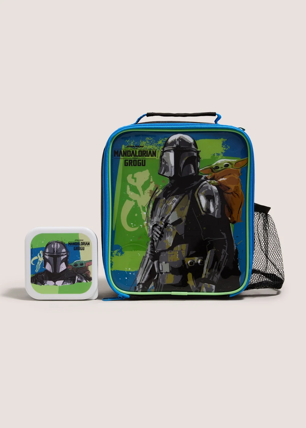 Polar Gear Star Wars Mandalorian Black Lunch Bag & Snack Box Image 1