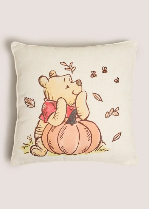 Disney Winnie The Pooh Cream Cushion Image 1