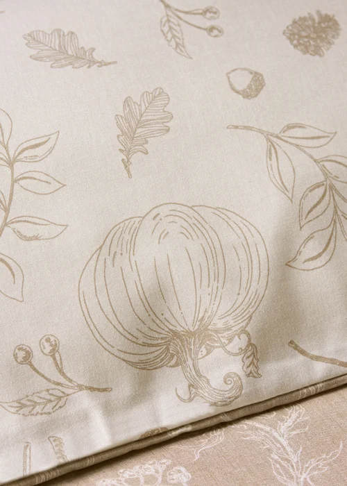 Natural Pumpkin Duvet Set - Single Image 3