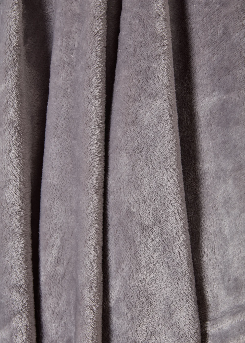 Grey Fleece Throw Image 2