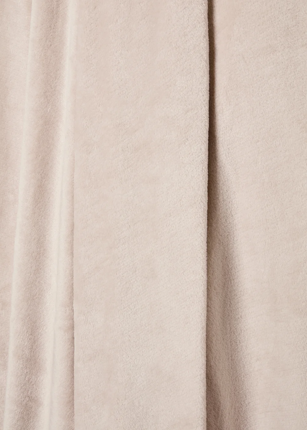 Warm Grey Large Fleece Throw Image 2