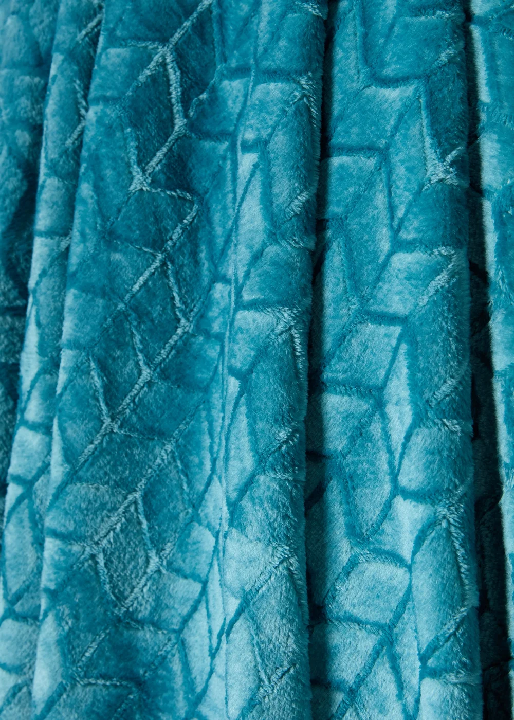 Blue Chevron Embossed Fleece Image 2