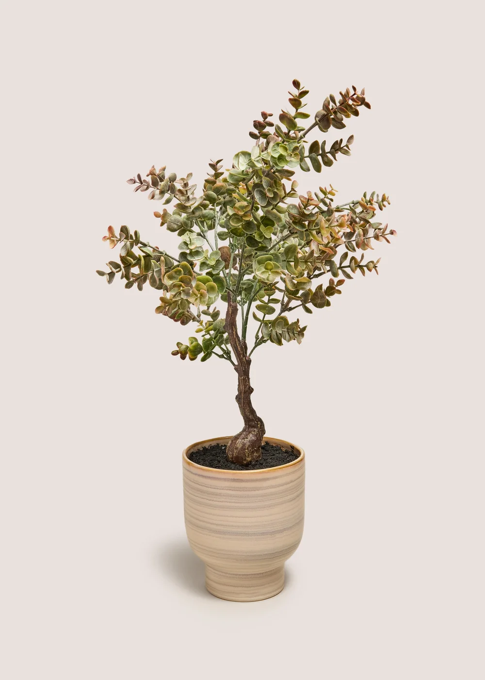 Green Faux Eucalyptus Leaf Tree Image 1