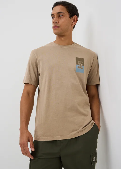 Stone Shelby Printed T-Shirt - XL Image 1