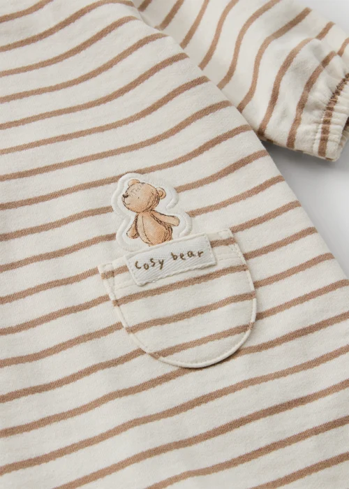 Baby Cream Patch The Bear Romper (0-18mths) - First Size Image 2