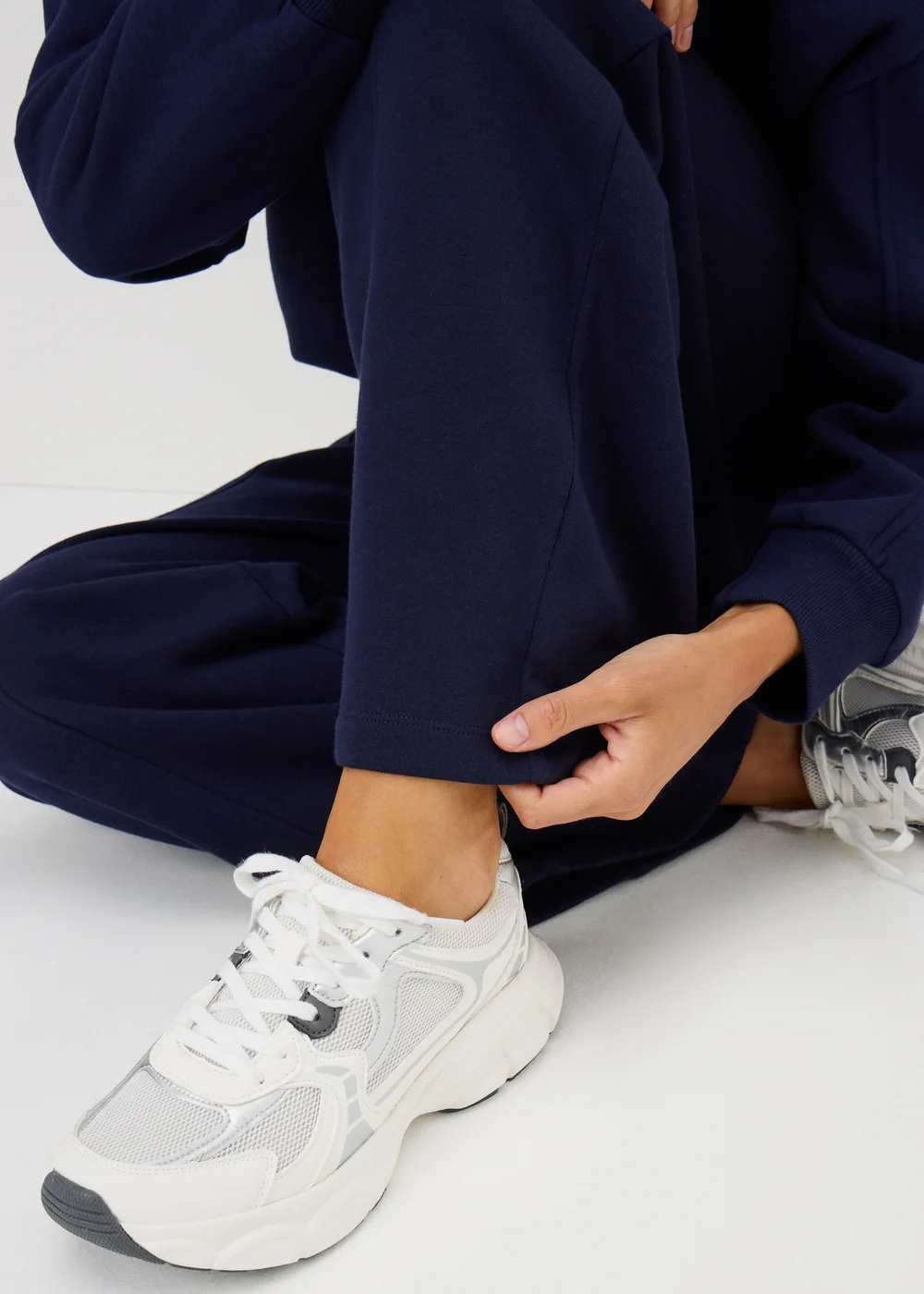 White Chunky Runner Trainers - 3 Image 4