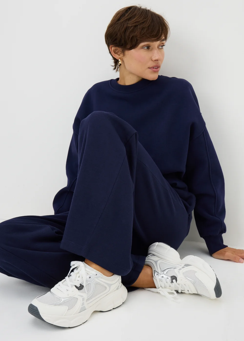 White Chunky Runner Trainers - 3 Image 3