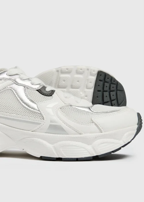 White Chunky Runner Trainers - 3 Image 2