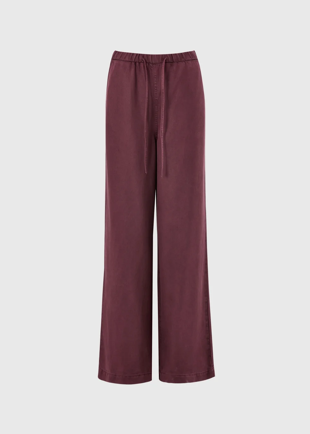 Burgundy Mid Rise Wide Leg Comfort Jeans - 24/L29 Image 4