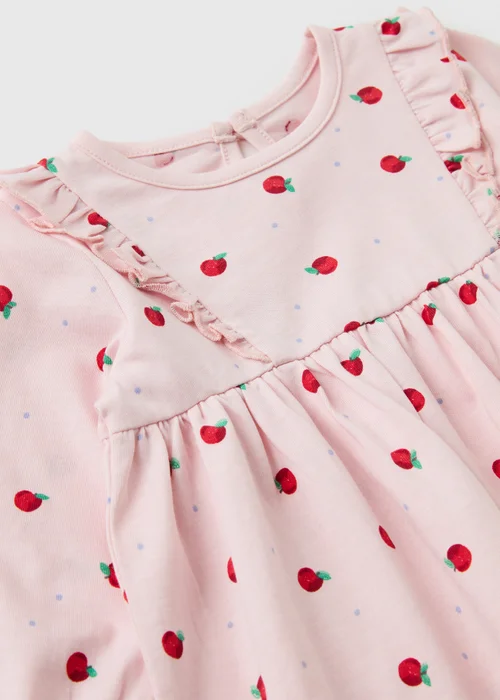 Baby Pink Apple Dress (Newborn - 23mths) - 9-12 months Image 2