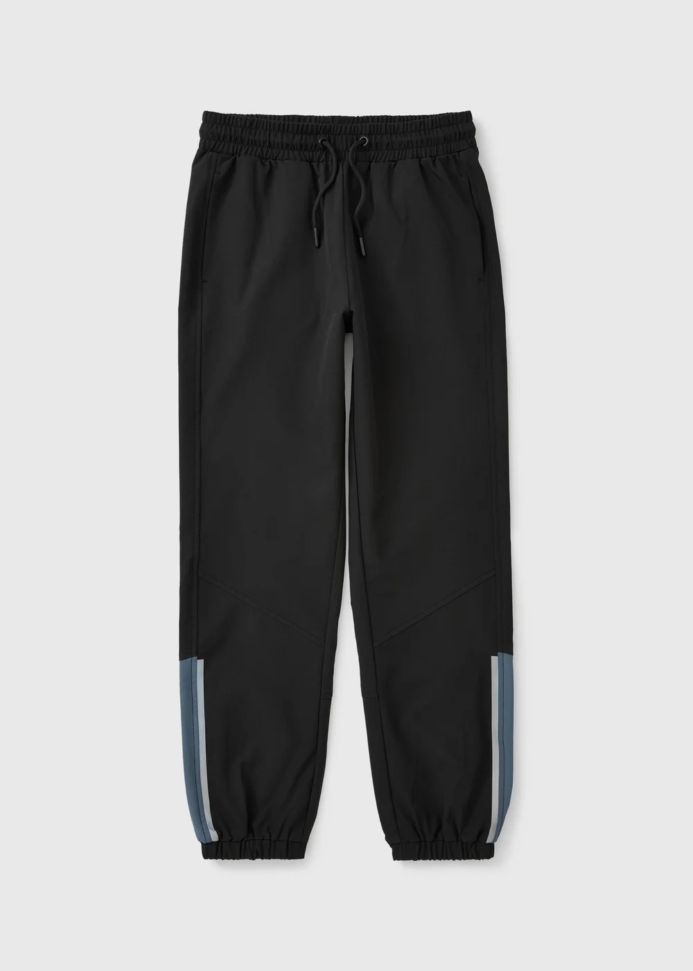 Boys Black Woven Co Ord Jogging Bottoms (7-15yrs) - 7 Yrs Image 1