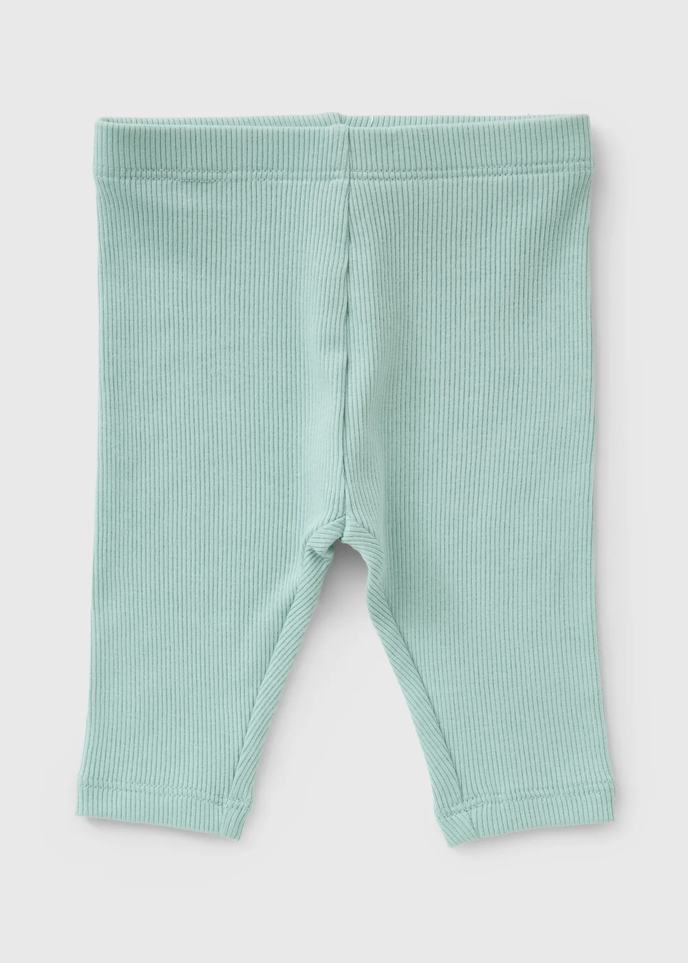 Baby Light Blue Ribbed Legging (Newborn-23mths) - Up to 1 Month Image 1
