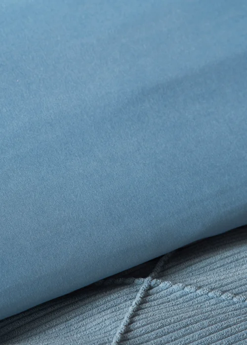Teal Corduroy Duvet Set - Double Image 3