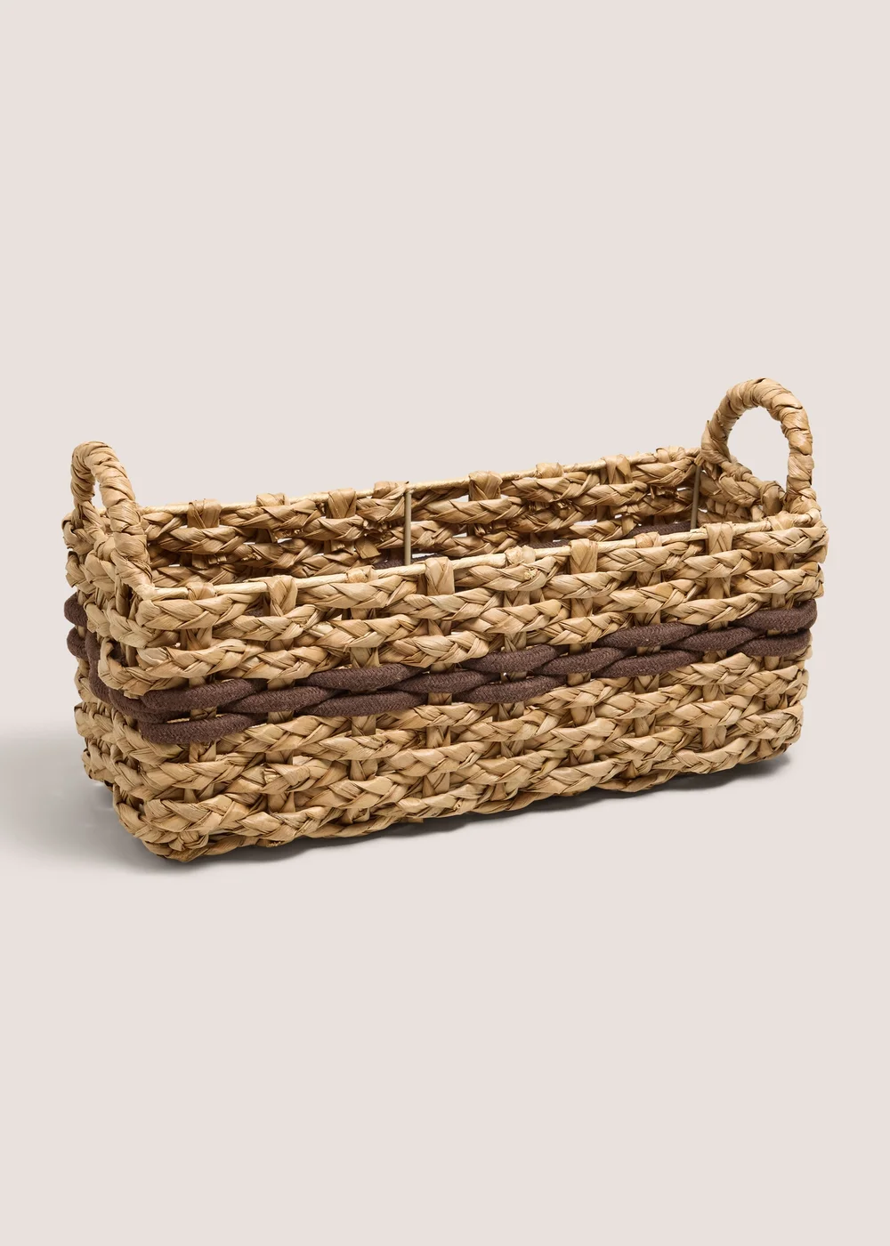 Woven Brown Rope Tray Image 1