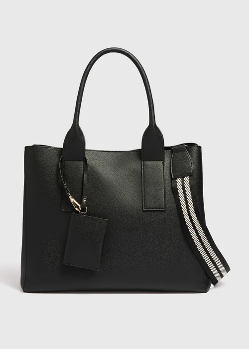 Black XL Triple Compartment Bag - One Size Image 1