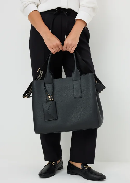 Black XL Triple Compartment Bag - One Size Image 2