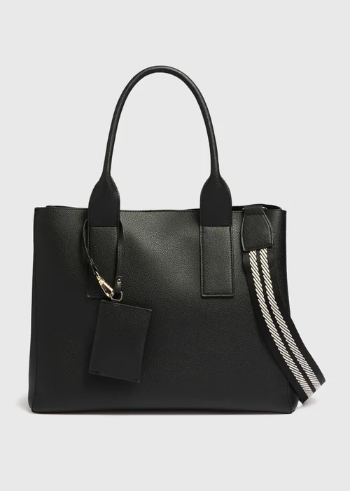 Black XL Triple Compartment Bag - One Size Image 3