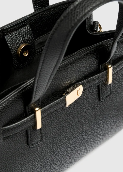 Black Mini Tote Bag - One Size Image 2