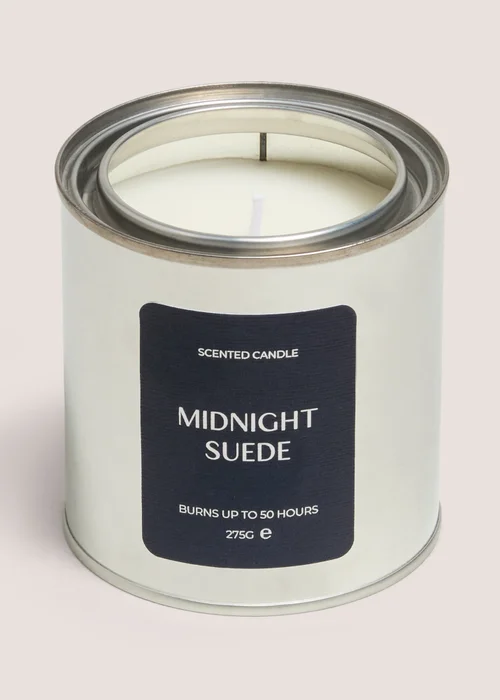 Midnight Suede Tin Candle Image 1