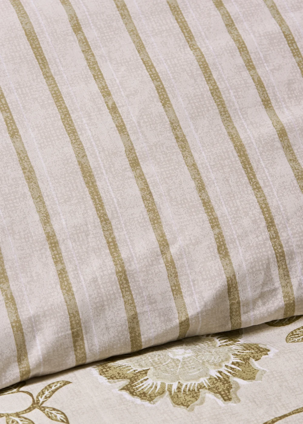 Green Jacobean Printed Duvet Set - Double Image 3