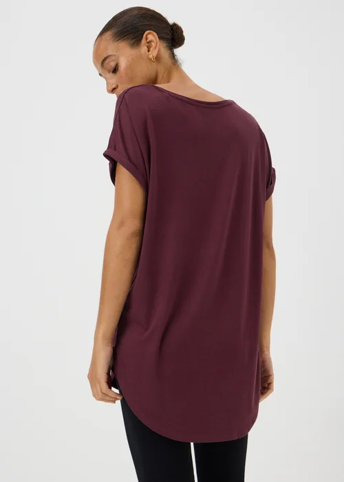 Fig Relaxed Longline T-Shirt - M Image 1