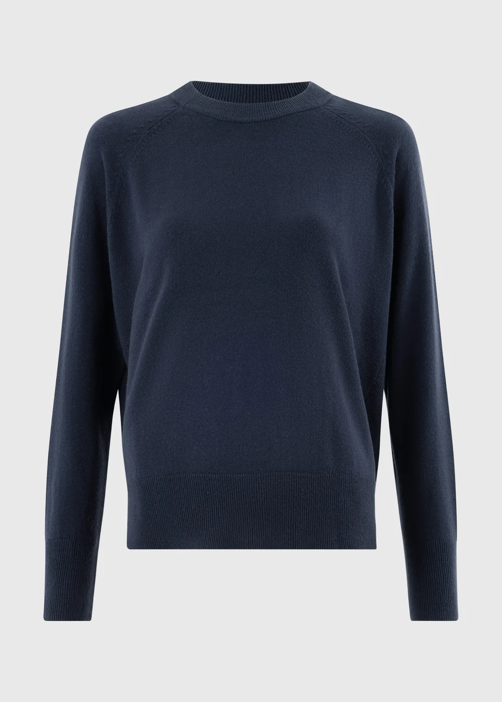 Navy Soft Touch Crew Neck Jumper - 8 Image 3