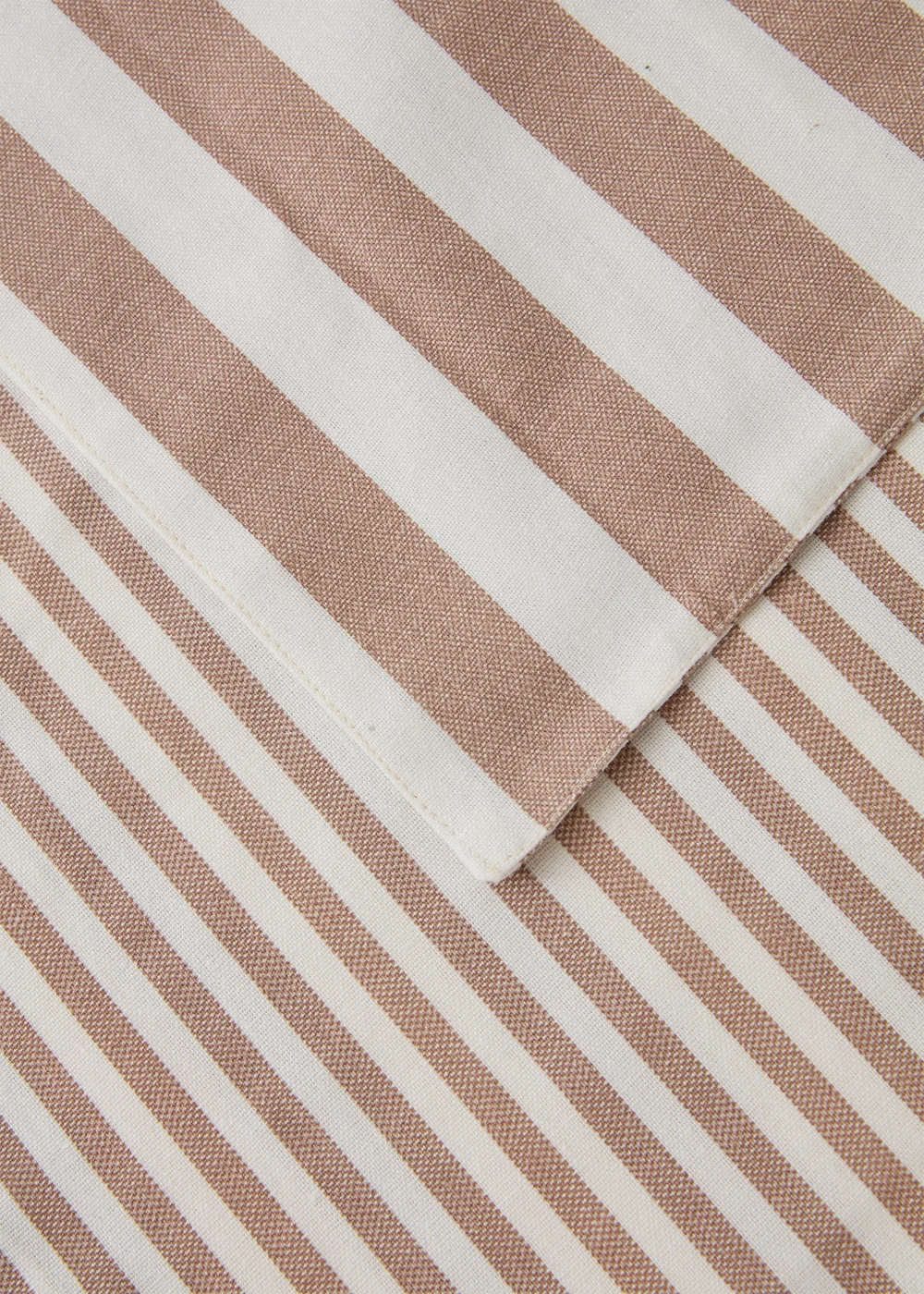 Natural Reversible Stripe Table Runner Image 2