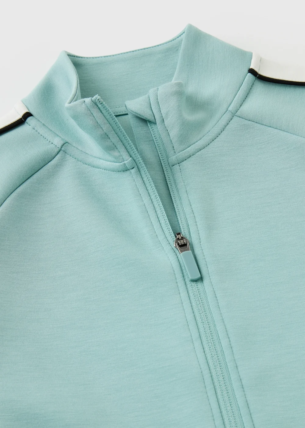 Girls Turquoise Zip Up Co Ord Sweatshirt (7-15yrs) - 7 Yrs Image 2