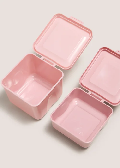 4 Pack Pink Snack Pots Image 2