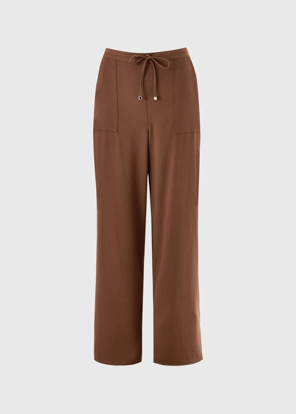 Chocolate Brown Clipper Trousers - 22 Image 2