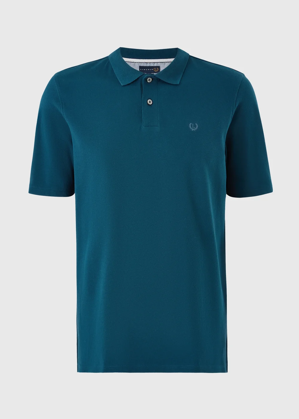 Lincoln Teal Short Sleeve Polo Shirt - S Image 2